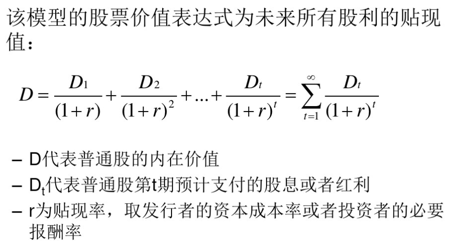 红利贴现模型